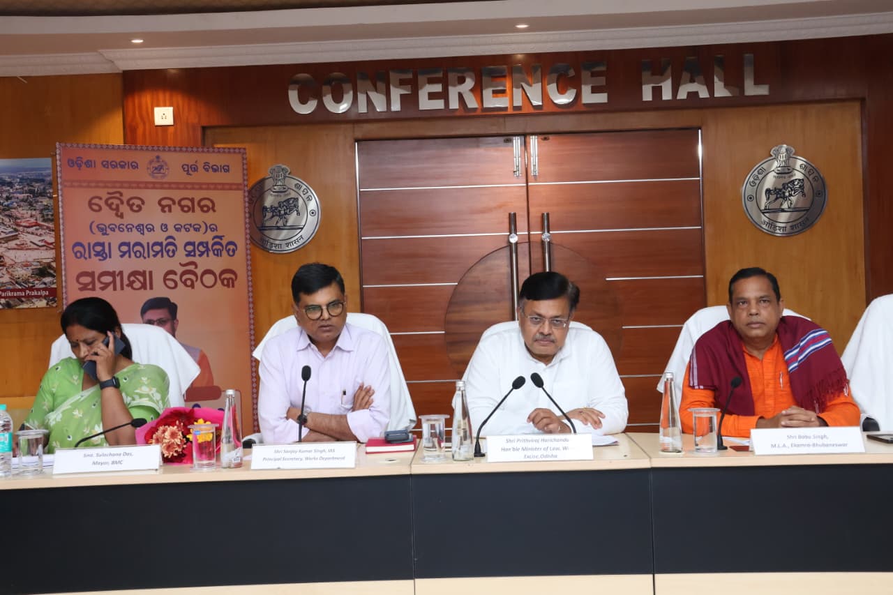 Odisha Minister Prithviraj Harichandan Sets 48-Hour Deadline to Complete Road Repairs Ahead of Durga Puja